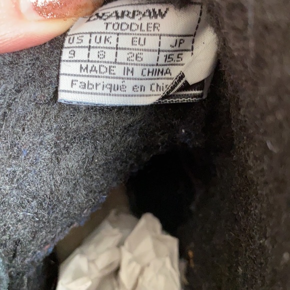 Bear Paul Emma toddler zipper black size 9 - Picture 9 of 10